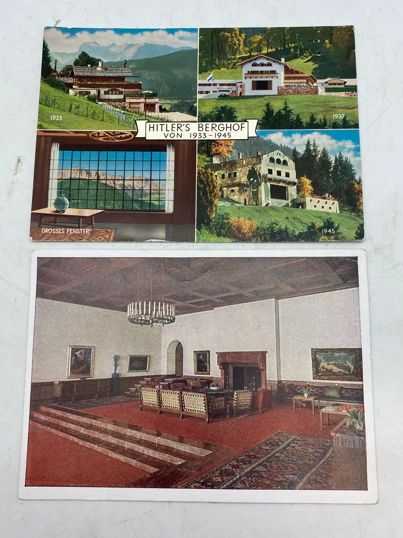 2 stk postkort - Hitlers Berghof