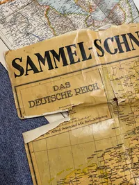 Samling originale tyske ww2 kort