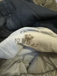 Original sjælden M/23 Feltjakke for menig - 1942 dateret og JDR ( Jyske dragonregiment )