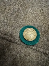 Original sjælden M/23 Feltjakke for menig - 1942 dateret og JDR ( Jyske dragonregiment )