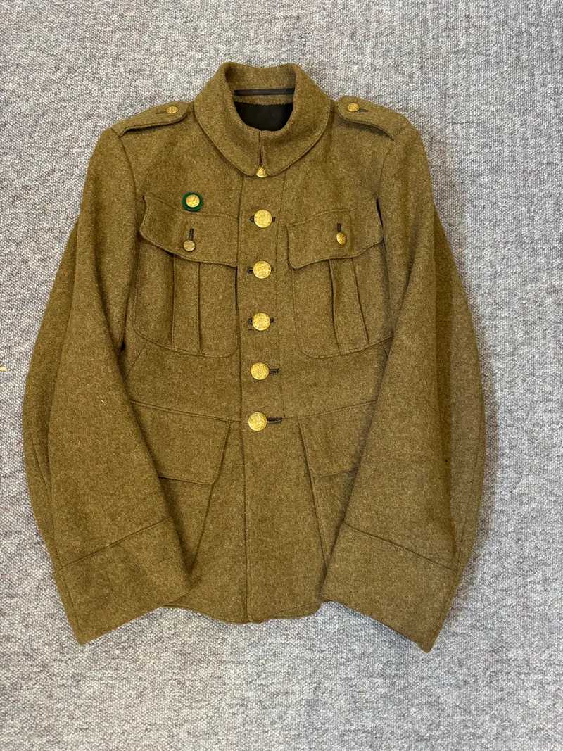 Original sjælden M/23 Feltjakke for menig - 1942 dateret og JDR ( Jyske dragonregiment )