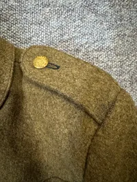 Original sjælden M/23 Feltjakke for menig - 1942 dateret og JDR ( Jyske dragonregiment )