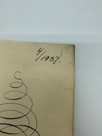 Original rejsetilladelse for Dansk Garderofficer, underskrevet af krigsminister Alsing Emanuel Andersen (5. februar 1893 i København - 5. december 1962 smst)