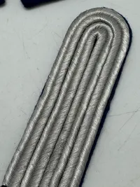 Originale tyske WW2 Luftwaffe skulderstropper og kravespejle læge blå våbenfarve