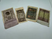 Lot originale tyske pengesedler fra 1920’erne