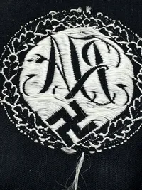 Originalt Reichs Jugend Sport Abzeichen (RJA) cloth