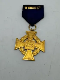 Original medalje for 40 års tro tjeneste i den tyske stat
