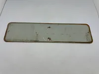 Original DDR millitær nummerplade - Volksarmee