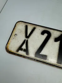 Original DDR millitær nummerplade - Volksarmee