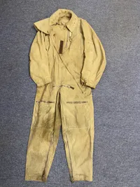 Original WWII German Luftwaffe (Airforce) K So/34 SUMMER FLIGHT SUIT. (Fliegerschutzanzug) navgiven og fra 1936 ( Legion Condor )