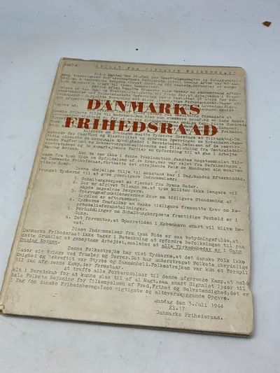 Original bog - Danmarks friheds råd
