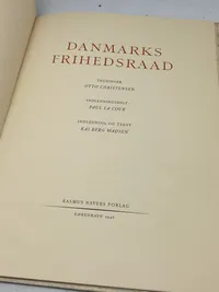 Original bog - Danmarks friheds råd