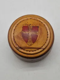 Original skål med låg til minde om tjenesten i den danske brigade i Tyskland