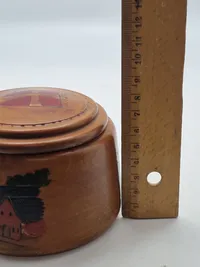 Original skål med låg til minde om tjenesten i den danske brigade i Tyskland