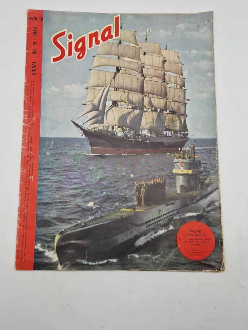 Originalt Signalblad WW2