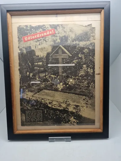 Foto af SS mand Flemming Helweg-Larsens grav