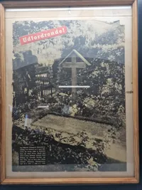 Foto af SS mand Flemming Helweg-Larsens grav
