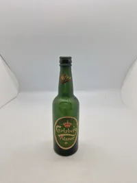 Original Carlsberg flaske - bemærk soltegnet
