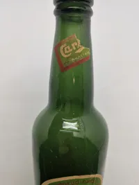 Original Carlsberg flaske - bemærk soltegnet