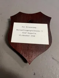 Originalt Tysk veteran platte
