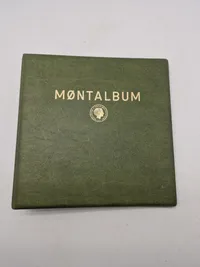 Møntalbum med samling diverse danske mønter