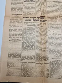 Originalt eks af Berlingske tidende fra 1940