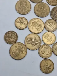 Samling danske mønter ww2 og før