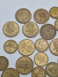 Samling danske mønter ww2 og før