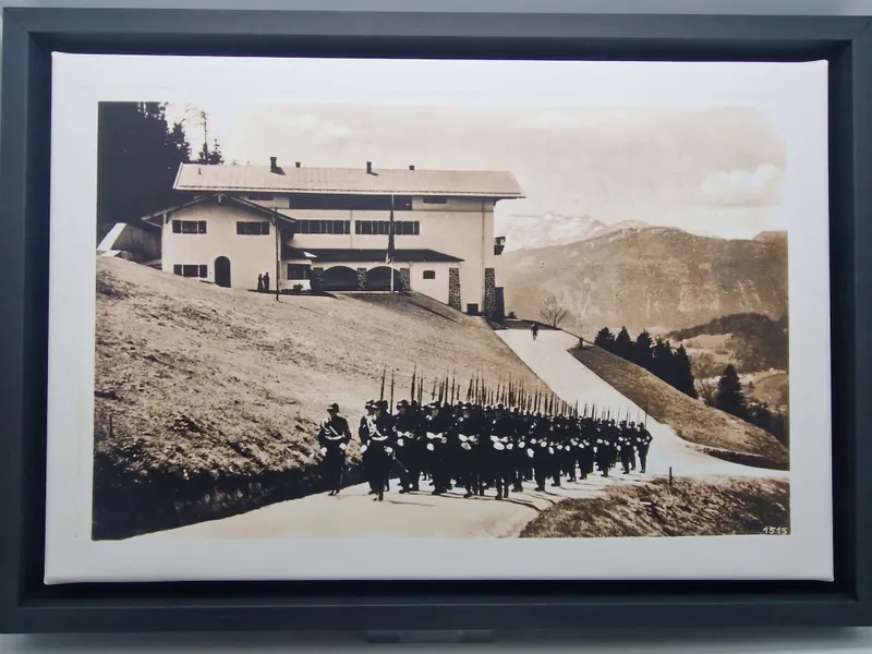 Indrammet Berghof foto - Genoptryk