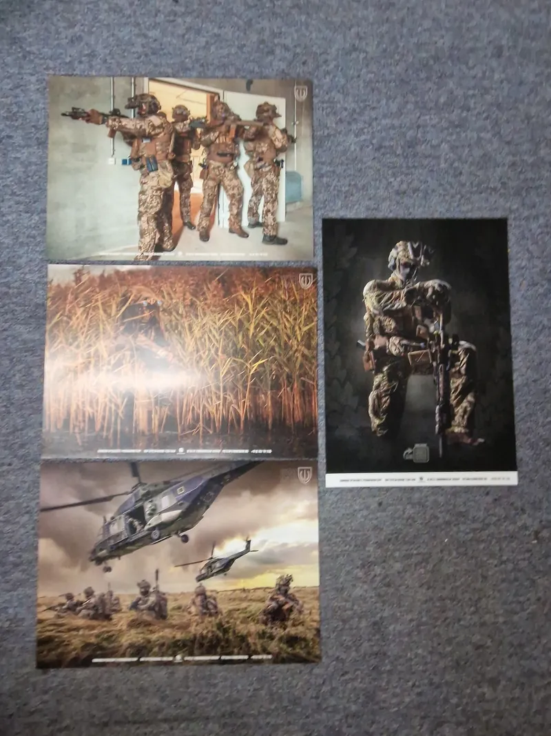 Samling militære fotos Tyske special styrker
