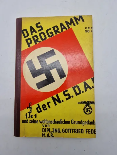 Original bog: Das programm Der NSDAP