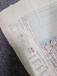 Militært pilot silke kort over Oslo