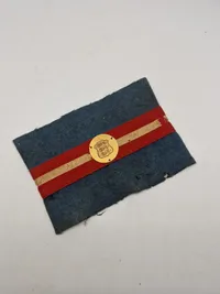 Originalt armbind fra den danske modstandsbevægelse (MI)