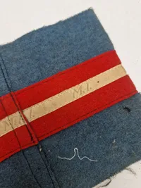 Originalt armbind fra den danske modstandsbevægelse (MI)