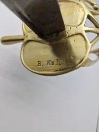 Original Ryttersabel Model 1828 for Livgarden til Hest