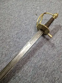 Original Ryttersabel Model 1828 for Livgarden til Hest