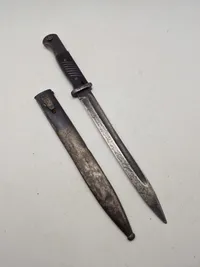 Original Tysk WW2 nummerens K98 bajonet