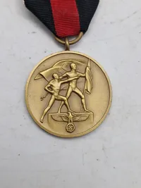 Original Tysk  1. Oktober 1938 medalje