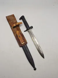 Original svensk model 1896 bajonet med frø