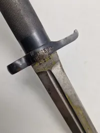 Original svensk model 1896 bajonet med frø