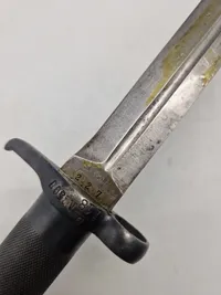 Original svensk model 1896 bajonet med frø
