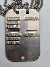 Original dansk soldater bog komplet med hundetegn mm.