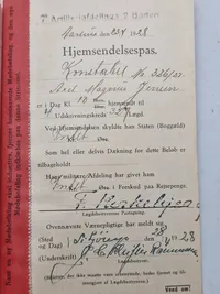 Original dansk soldater bog komplet med hundetegn mm.