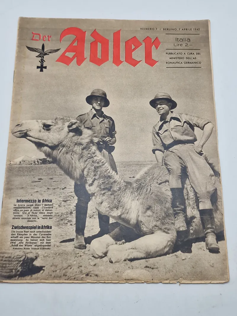 Originalt eks. af Der Adler - ww2