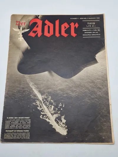 Originalt eks. af Der Adler - ww2