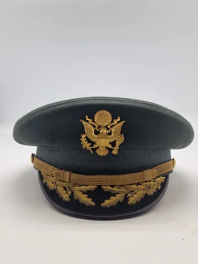 Original US Army Senior Officers Service Visor Hat
