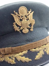 Original US Army Senior Officers Service Visor Hat