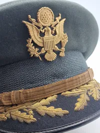 Original US Army Senior Officers Service Visor Hat
