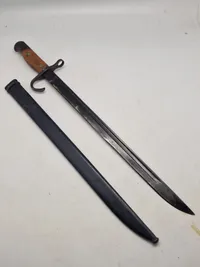 Original Japanese Type 30 bayonet WW2, fremstillet Toyoda Jidoshoki Seisakusho (Toyoda Automatic Loom Works) under Nagoya supervision