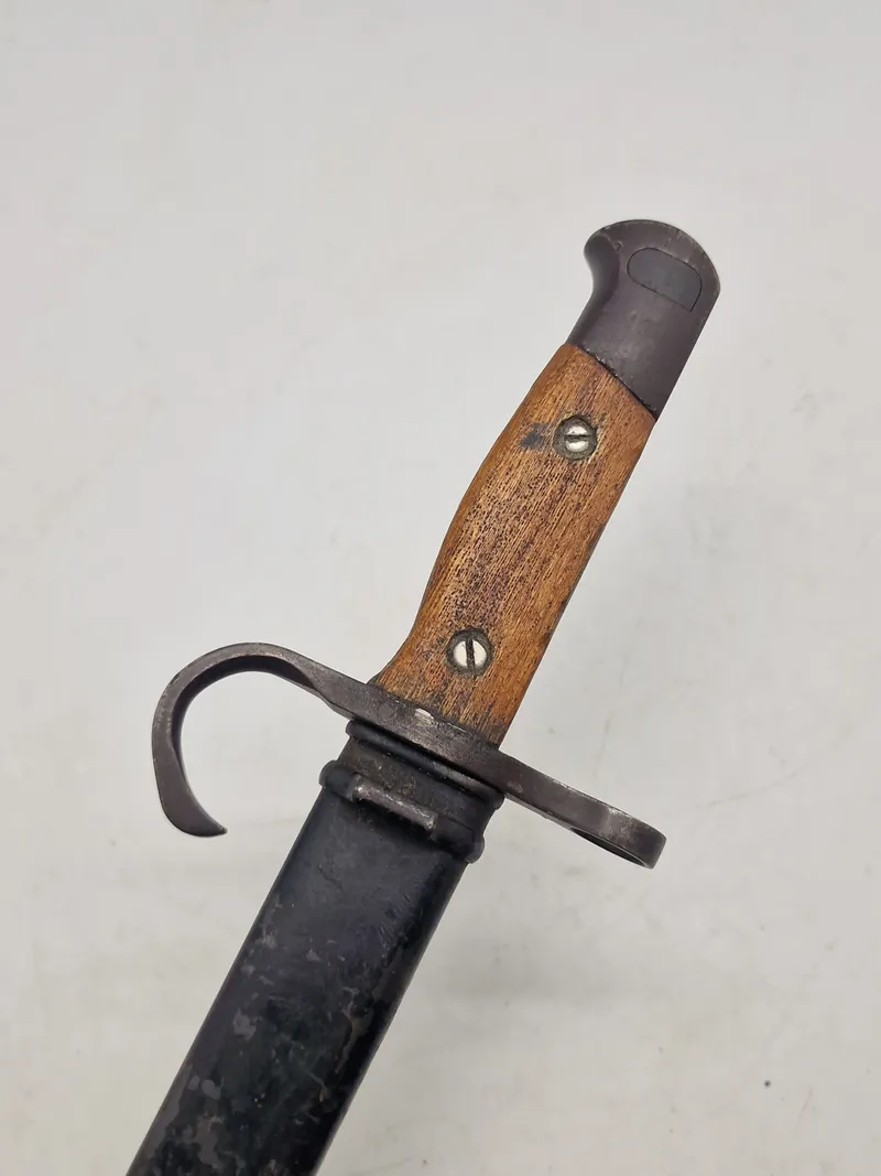 Original Japanese Type 30 bayonet WW2, fremstillet Toyoda Jidoshoki Seisakusho (Toyoda Automatic Loom Works) under Nagoya supervision